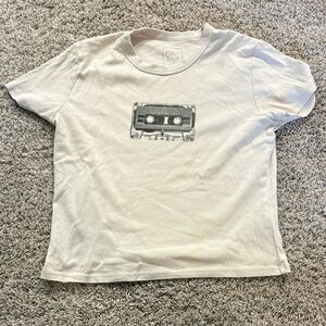 Full Tilt Kids Cream Cassette Graphic Tee